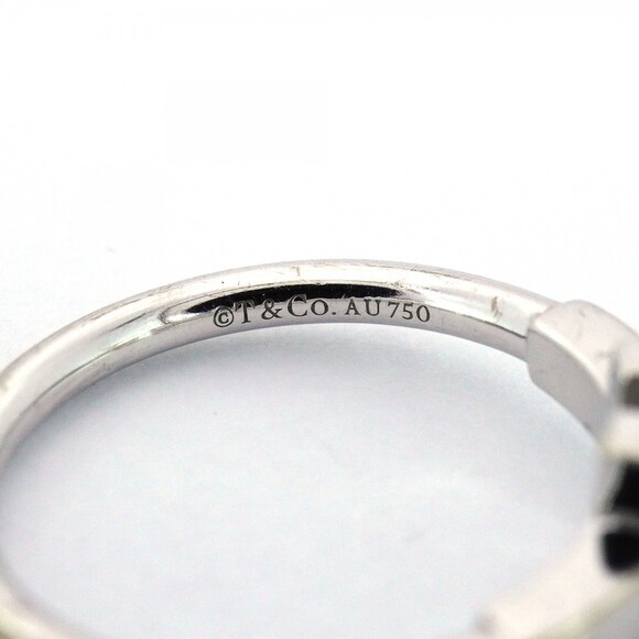 Tiffany T-wire ring, 18K white gold, size 9, for women - Picture 4 of 7